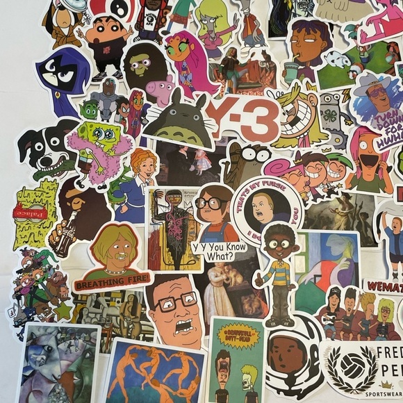 Stickers assortment variety pack 85 pieces - Picture 2 of 3